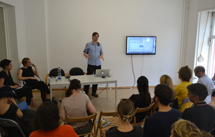 Art-Science Talk, Art Laboratory Berlin, 2013. Photo: Christian de Lutz