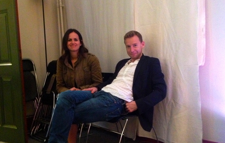 Howard Boland and Laura Cinti. Photo: Margherita Cinti