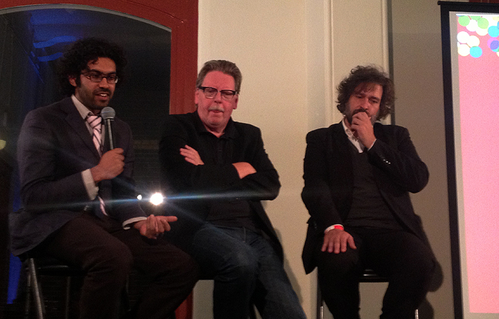 Debate session with Haseeb Ahmed, Jos Kleinjans and Taco Stolk