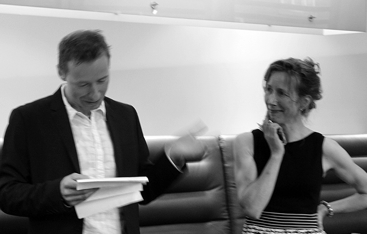 Howard Boland and Anne Brodie, Bee Box Private View, 1st September 2011