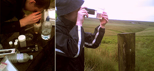 Looking at life found in the moors, &copy; c-lab 2007