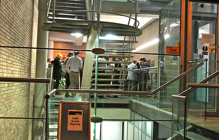 CABI official opening, UCL Centre for Advanced Biomedical Imaging.
