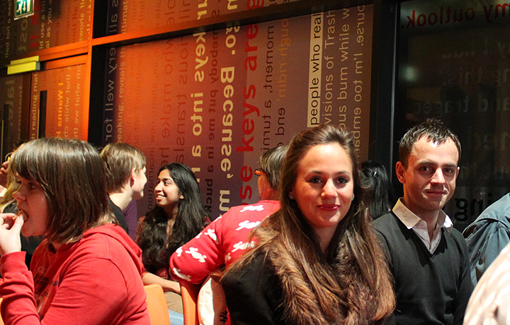 Margherita Cinti and Adonis Nikolaou, Synthetic Biology: Machine or Life?, Dana Centre, Science Museum, London, UK.