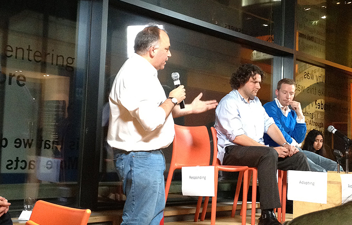 Dr Joe Cain (UCL), Dr Brendan Clarke (UCL) and Howard Boland (C-LAB), Synthetic Biology: Machine or Life?, Dana Centre, 