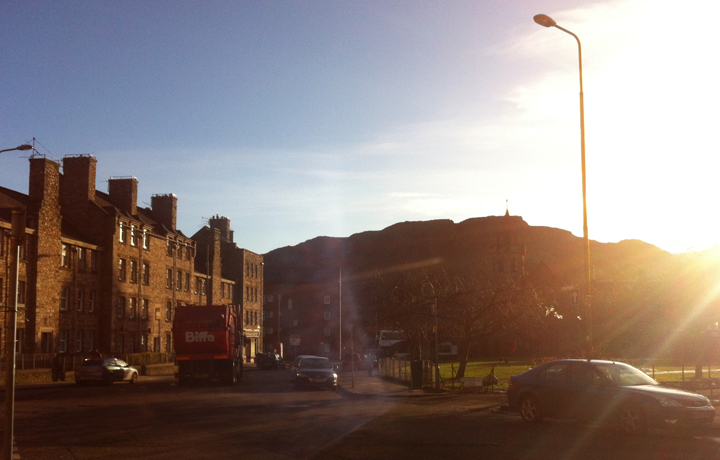 Morning view of Edinburgh, Evaporation of Things, March 2013