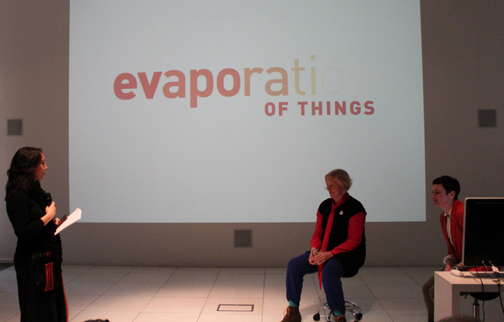 Question time with Laura Beloff and Gill Haddow, Evaporation of Things, March 2013
