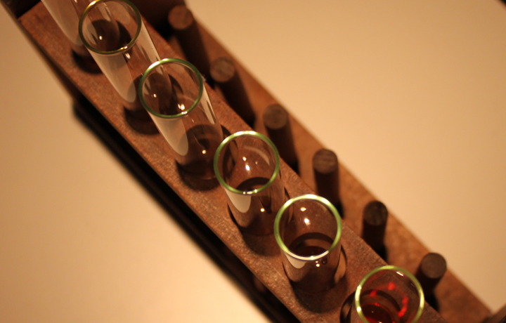 Test tubes, Nanomagnetic Plants, Evaporation of Things, March 2013