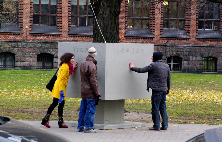 ben dromney, mina arko and jari suominen, 'citybeat', 2011, riga, latvia