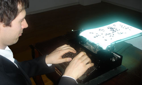 Laurent Mignonneau & Christa Sommerer, Life Writer, 2006