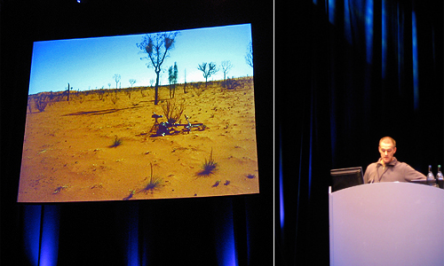 Keynote presentation by Andrew Stones, Desiring Mission, Cultural Concerns, Less Remote, Glasgow &copy; c-lab 2008