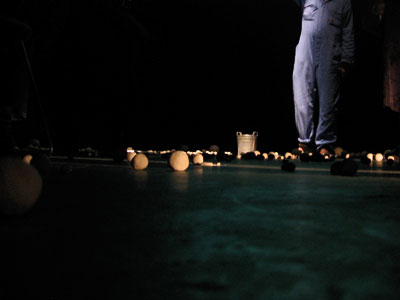 Yelling at Stars' performance a performance research installation focused on communication with space, The Centre for Co
