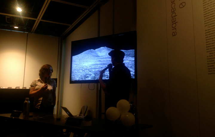 WE COLONISED THE MOON (Sue Corke and Hagen Betzweiser), Artist Symposium, Microwave International New Media Arts Festiva