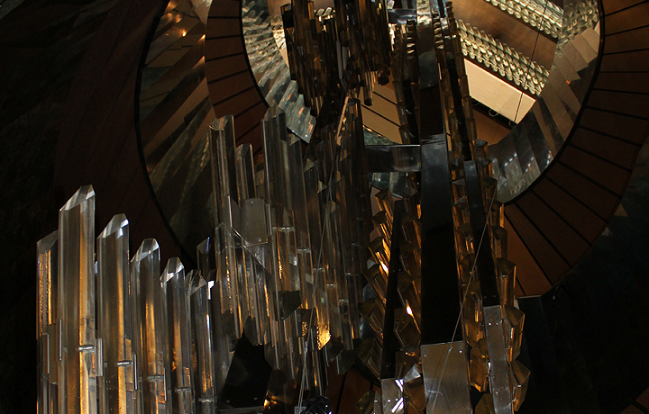 Sculpture inside National Theatre