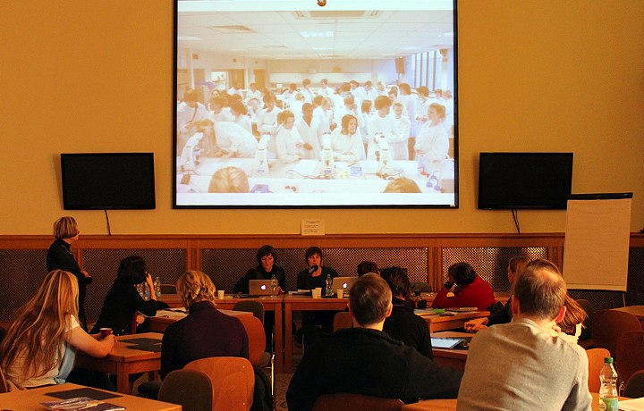 Silke Lange and Heather Barnett's presentation - Fluid networks and emergent learning: an interdisciplinary case study