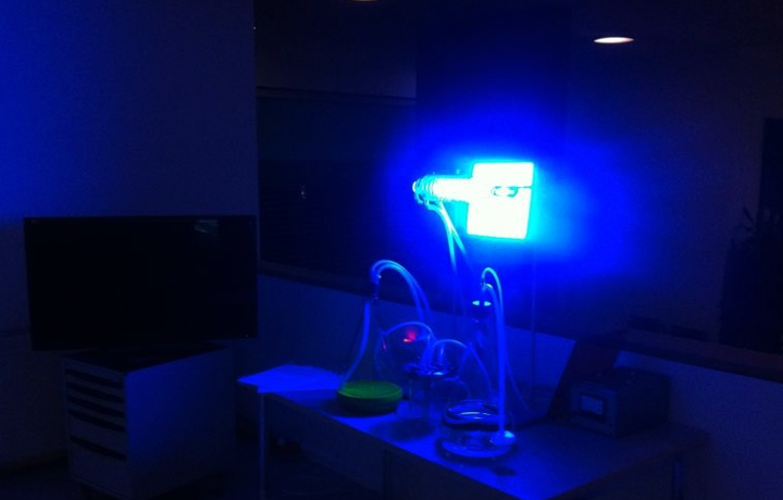 In spite of the actual artwork not being 'present' a mockup of the setup was shown