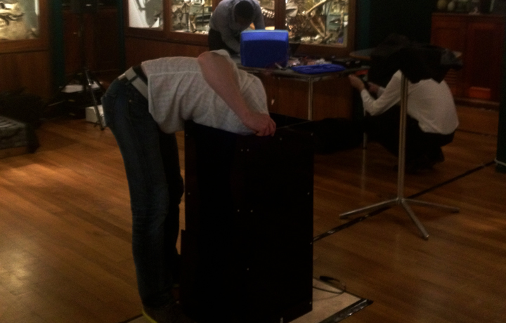 Howard (C-LAB) setting up