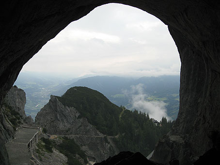 View from Ice Caves, Werfen World of Ice, Salzburg © c-lab 2007
