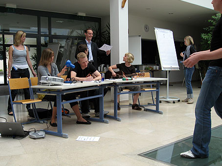 Team 5 Presentation of a creative moment, L-Schule, Salzburg © c-lab 2007