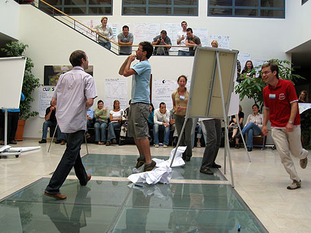 Team 8 Presentation of a creative moment, L-Schule, Salzburg © c-lab 2007