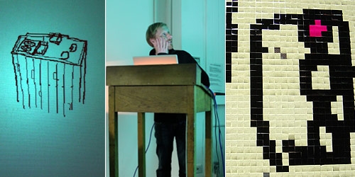 Simon Faithfull presenting his works Grand (2002) and Liverpool to Liverpool (2010)