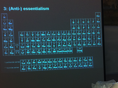 Brendan Clark's presentation slide, Synthesis, UCL, London, UK, 2011.