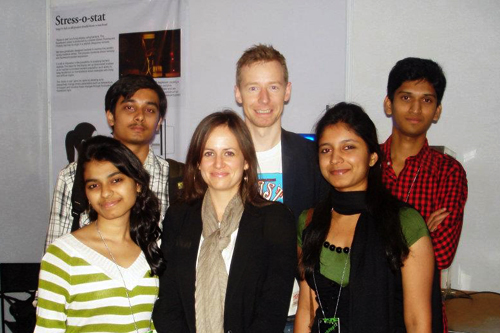 Our helpers, IIT Bombay, Techfest, January 2012