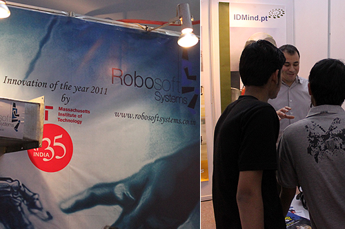 Robosoft and Magabot, IIT Bombay, Techfest, January 2012