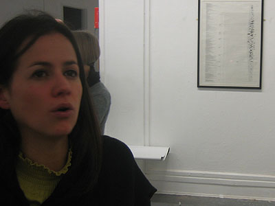 Laura Cinti, Telling Places exhibition opening - Photo by Inga Voldhaug