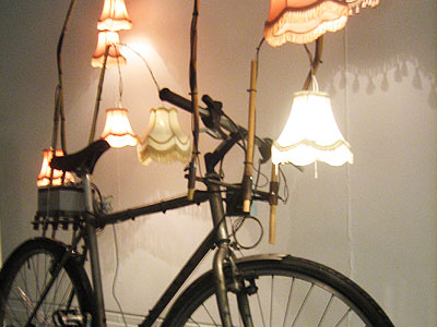 Jan Kattein, Illuminated Bicycle, Tellling Places - Photo by Inga Voldhaug 