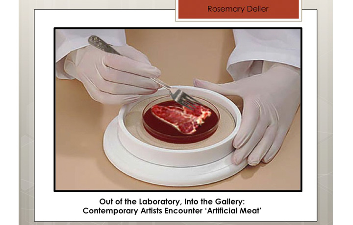Image slide from Rosemary Deller's presentation: Out of the lab, into the gallery: Contemporary art encounters 'Artifici