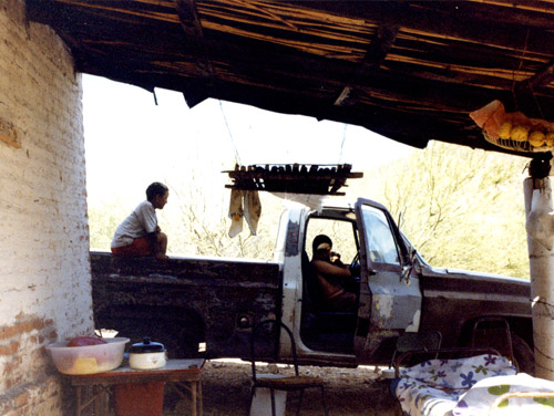 Small Ranch on Mountain,  The Mexico Project,  May 2004,  Sonora Desert, Mexico