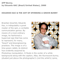 Eduardo Kac and the Art of Spinning 
