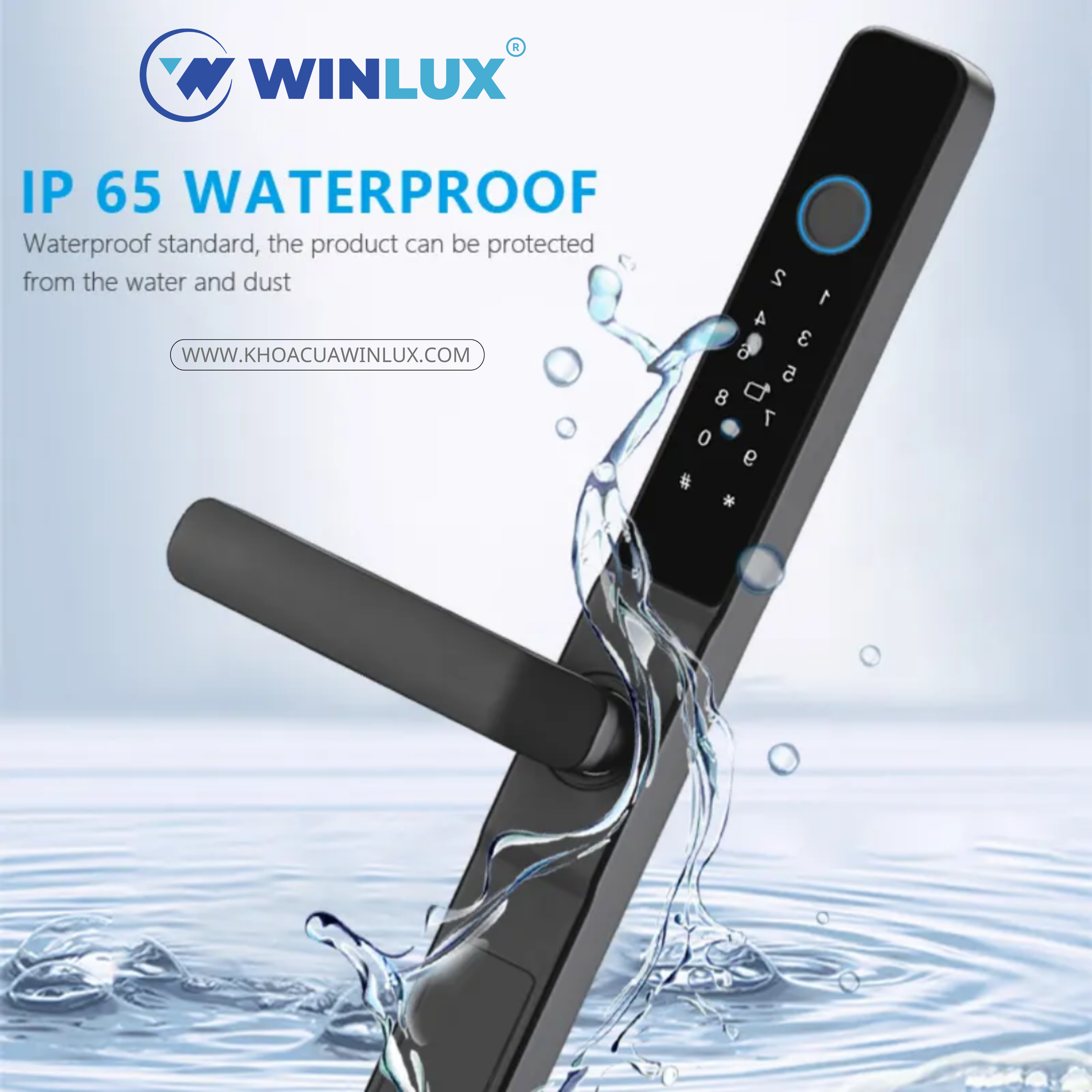 Khoá thông minh cửa nhôm Winlux - FN392