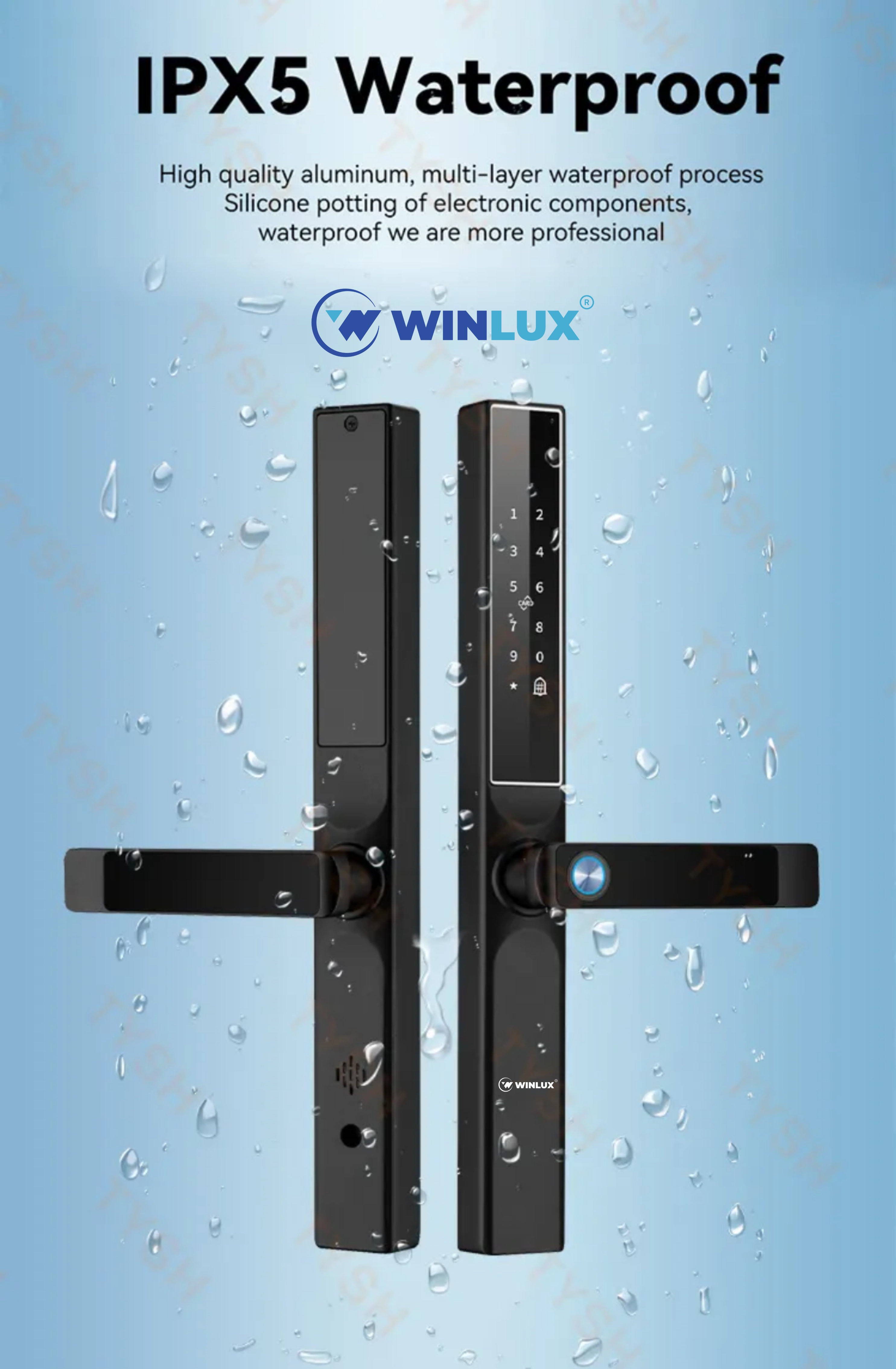 Khoá thông minh cửa nhôm Winlux - L106
