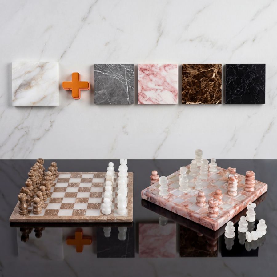Set Mármol Blanco