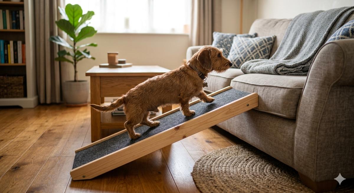 Rampas e escadinhas de acesso para dachshund, recomendações & especificações