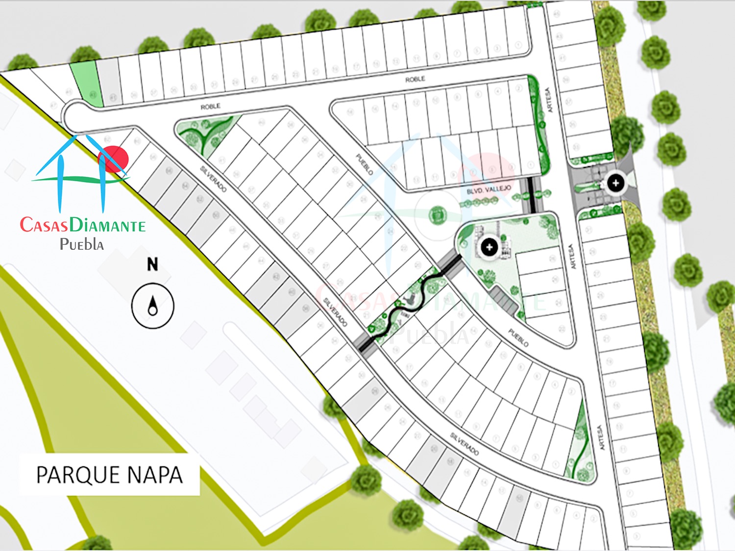 Lomas de Angelópolis III Parque Napa - Plano 1