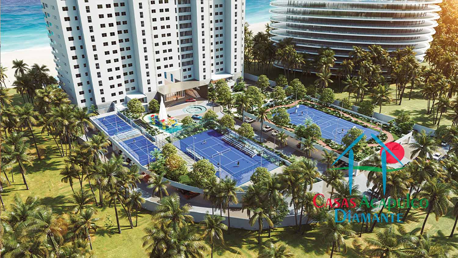 Live Aqua Private Residences - Canchas de tenis y de pádel 1