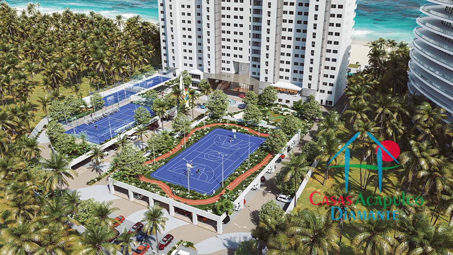 Live Aqua Private Residences - Canchas de tenis y de pádel 2