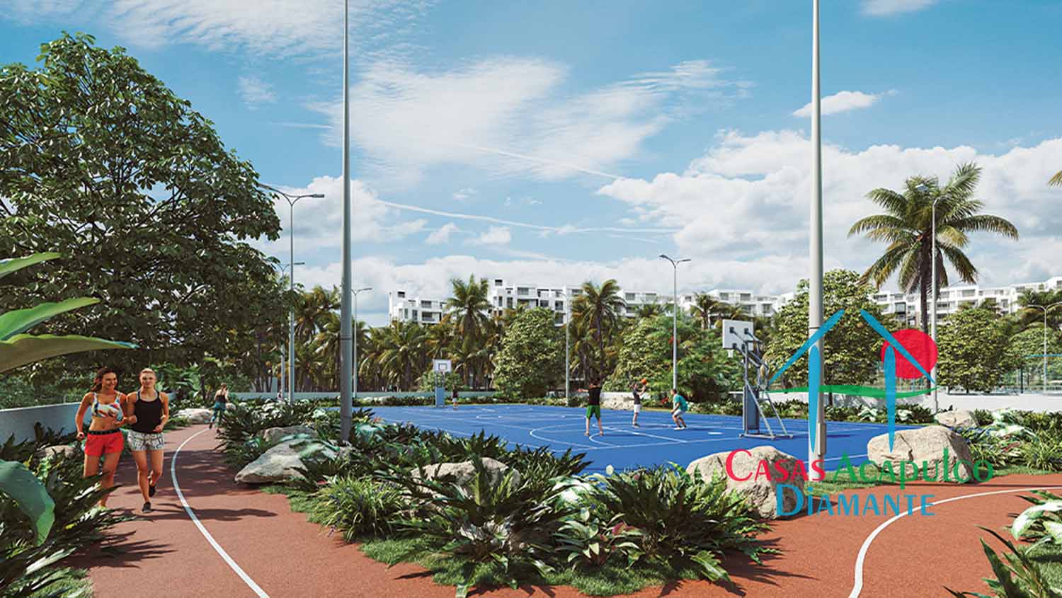 Live Aqua Private Residences - Canchas de tenis y de pádel 6