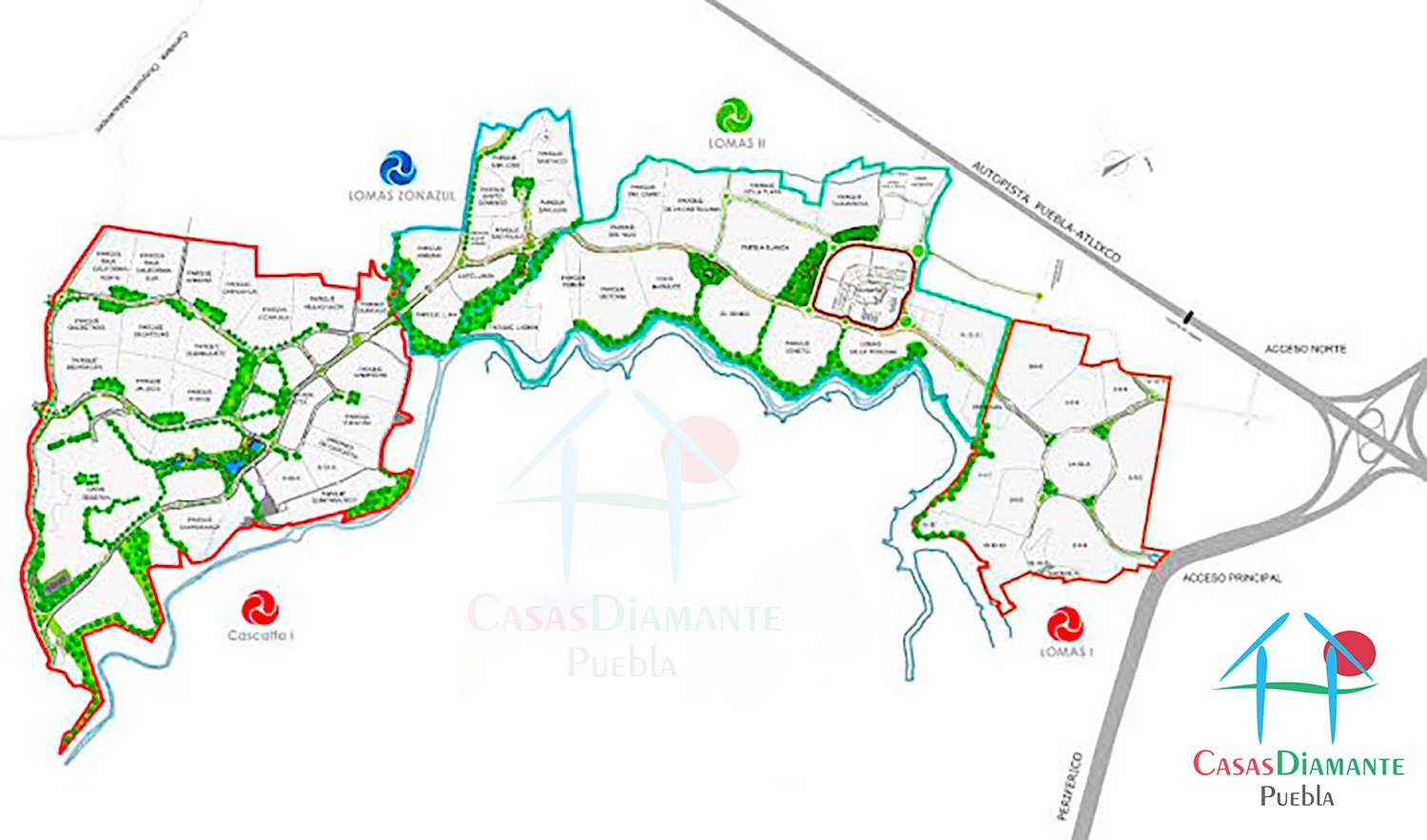 Lomas de Angelópolis III Parque Campeche - Plano 1