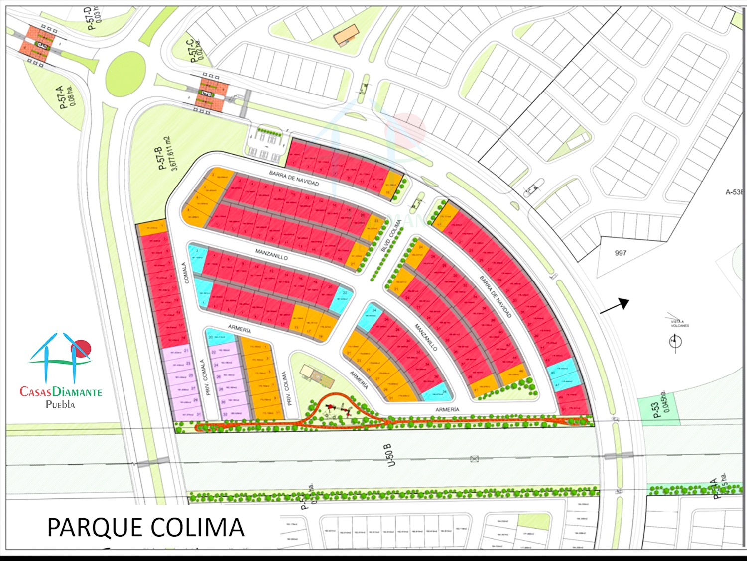 Lomas de Angelópolis III Parque Colima - Plano 1