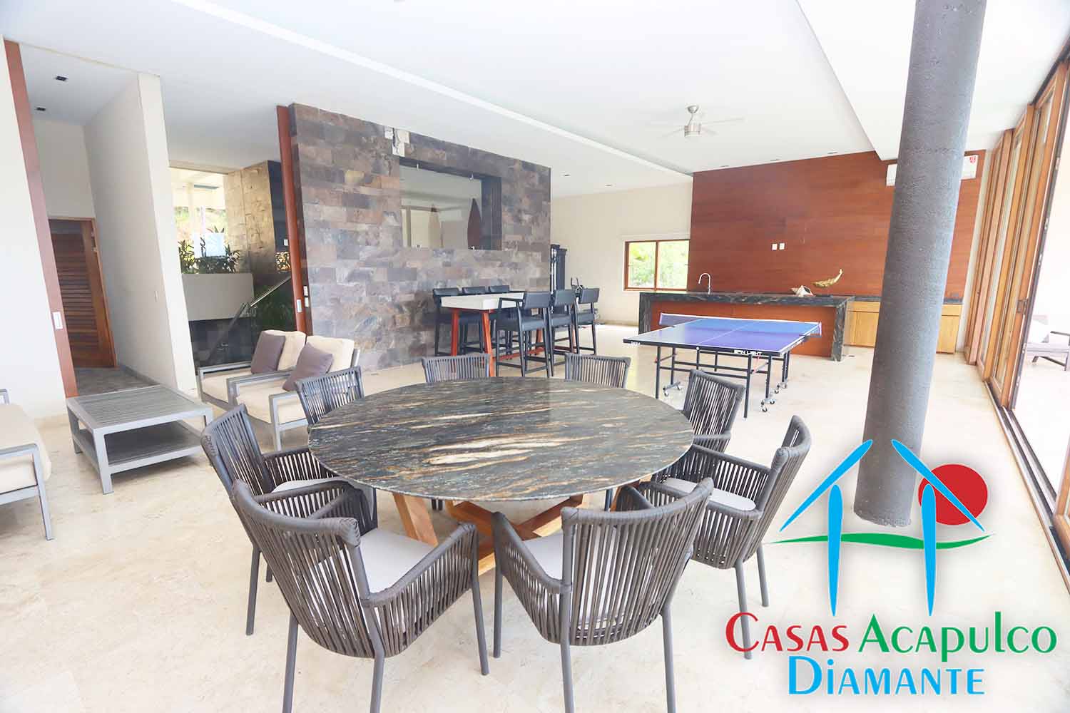Real Diamante Villa Maratea - Salón de eventos y juegos 4