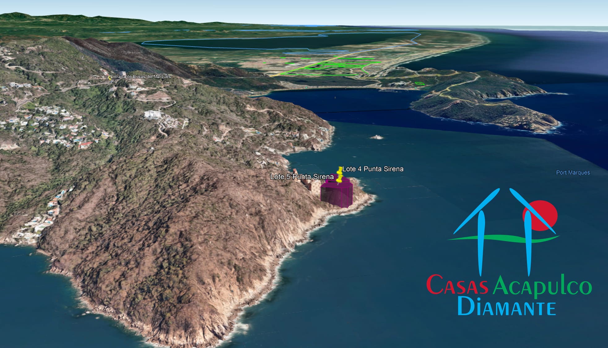 Terreno Brisas del Marqués Punta Sirena lotes 4 y 5 - Vista aérea 14