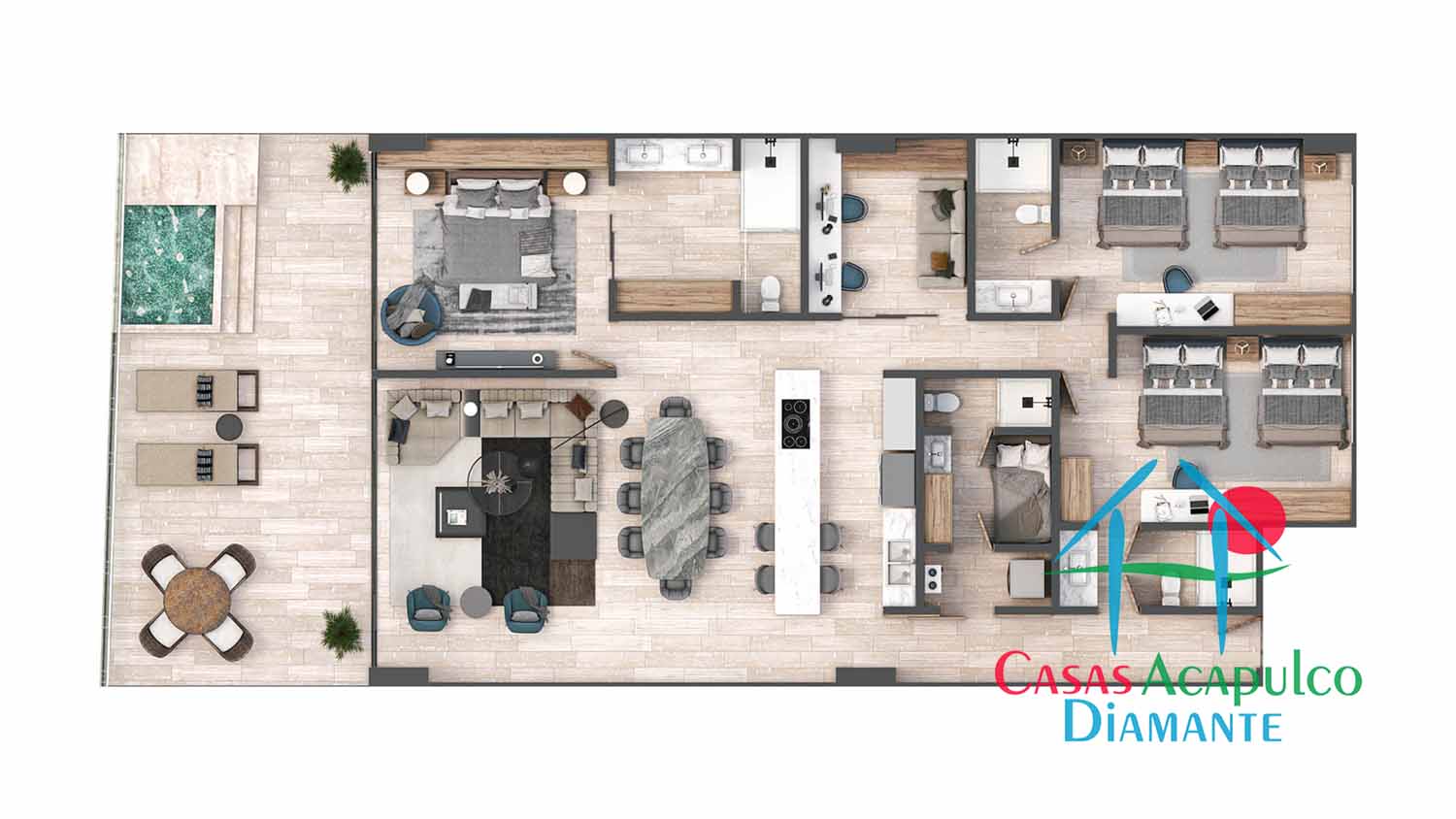 Live Aqua 307 - Plano 1