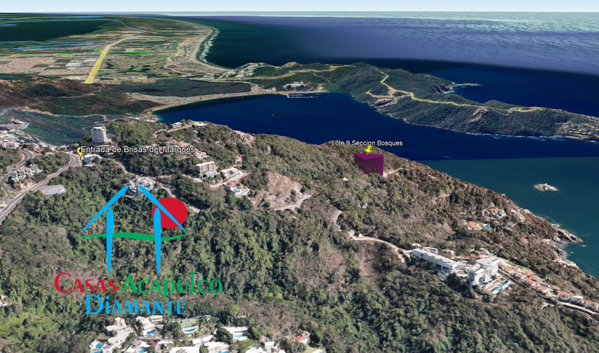 Terreno Brisas del Marqués Bosques lote 9 - Vista aérea 12