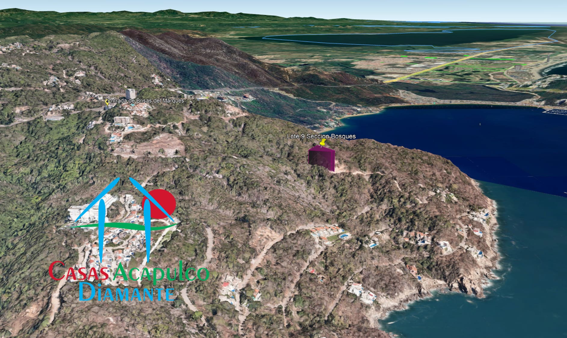 Terreno Brisas del Marqués Bosques lote 9 - Vista aérea 13