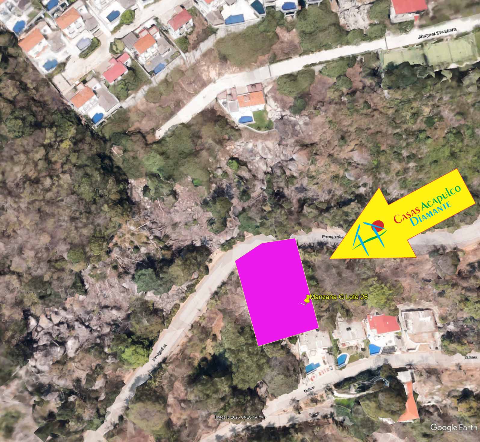 Terreno Brisas del Marqués Manzana G Lote 26  - Vista aérea 2