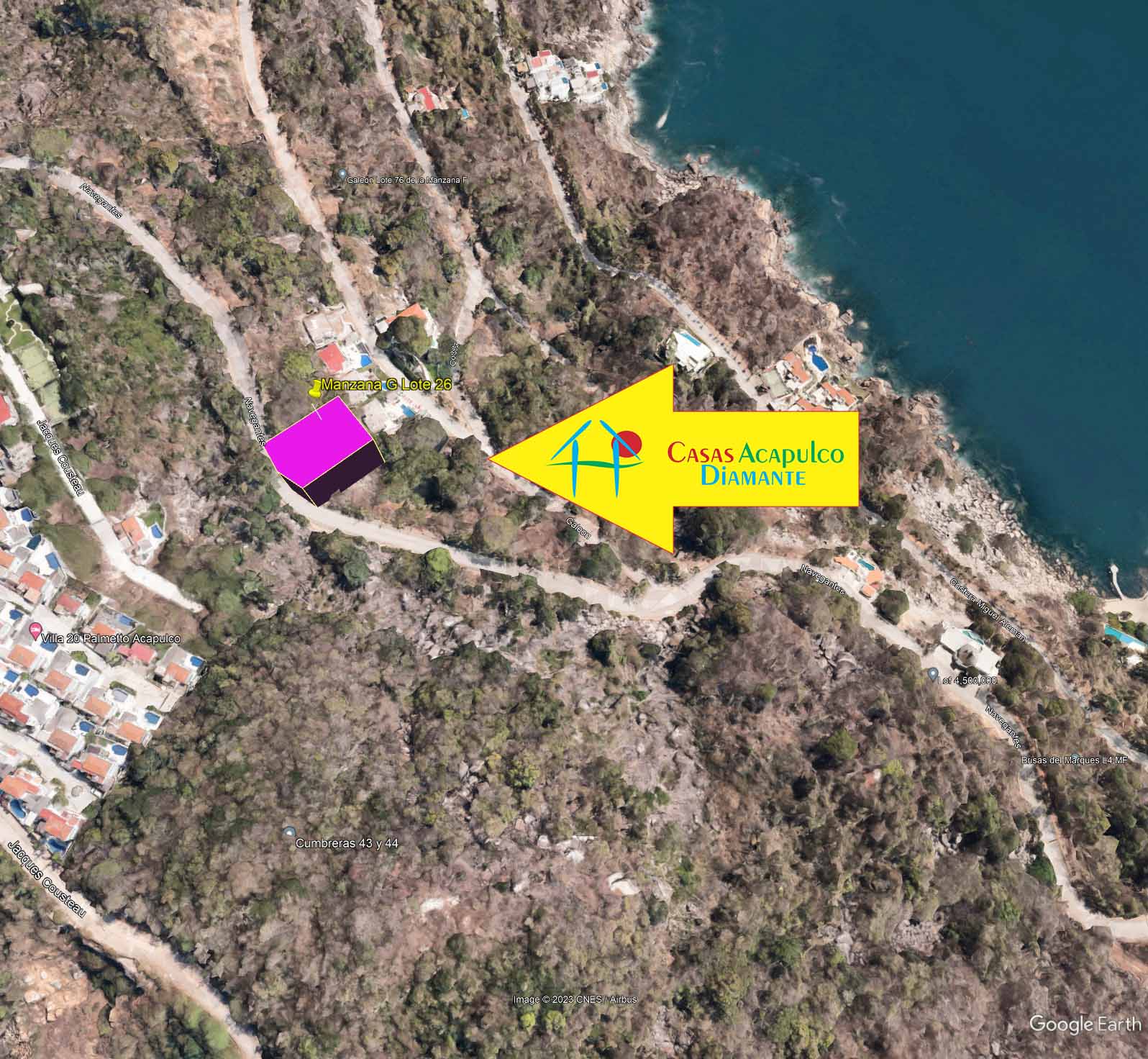 Terreno Brisas del Marqués Manzana G Lote 26  - Vista aérea 3