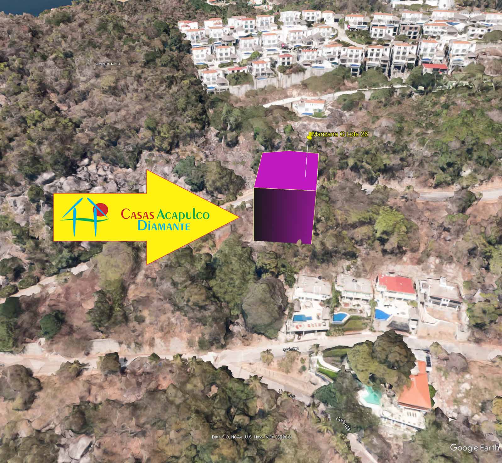 Terreno Brisas del Marqués Manzana G Lote 26  - Vista aérea 6